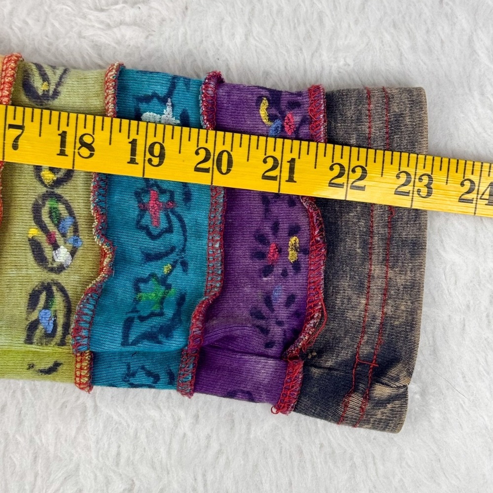 Rising International Hoodie Womens S Brown Patchwork Embroidered Boho Nepal EUC - Picture 13 of 13